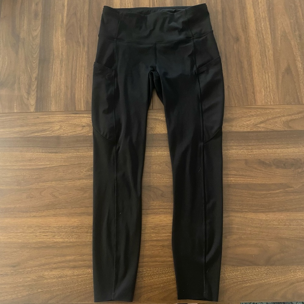 Lululemon Like New Black Leggings Size 6